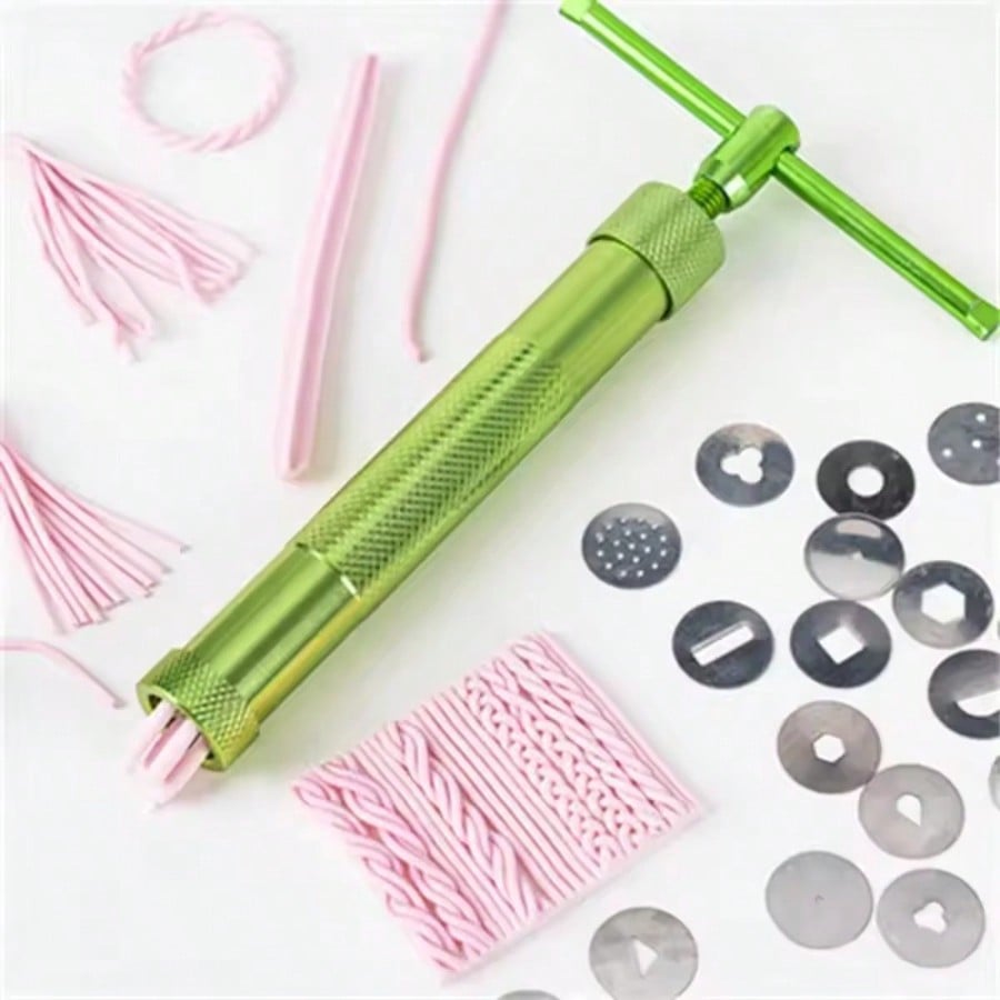 Extrudery hlíny Extruder z hliněné cukrové pasty Sochařský kulomet Fondant Dort Sochařství Polymerová hlína Nástroje Nástroje na zdobení dortů