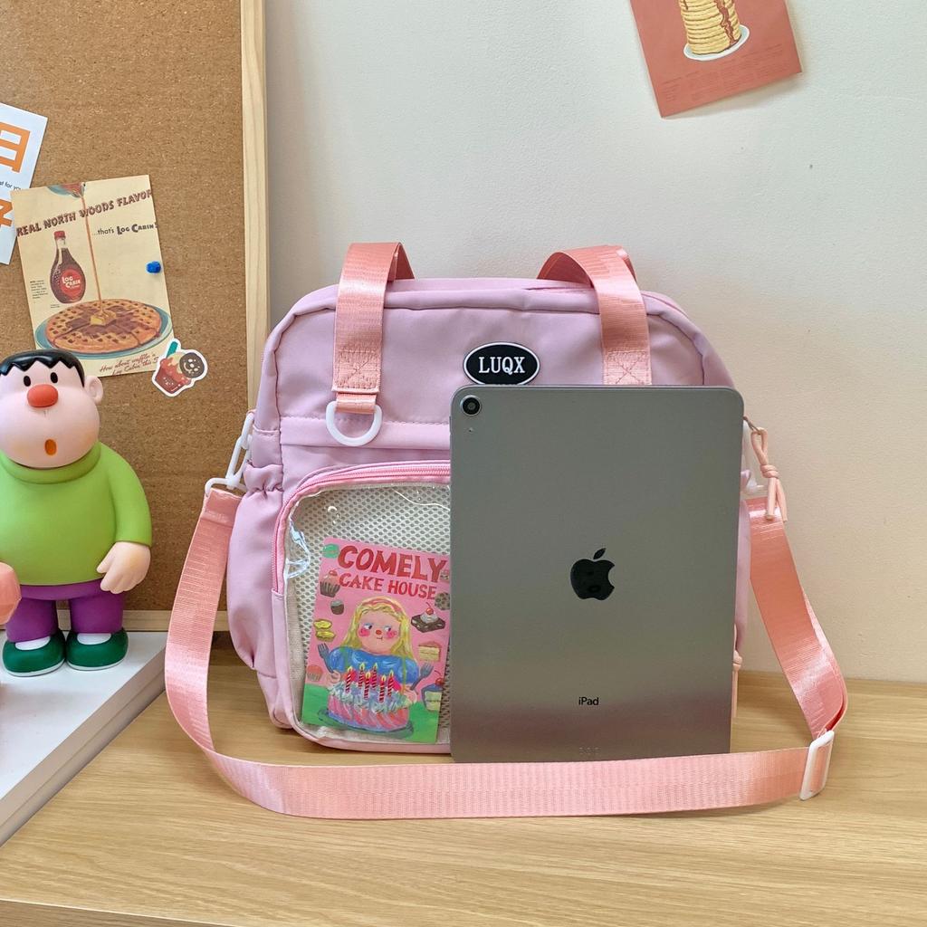 Women's bag large capacity pain bag new handbag Korean version fashionable sweet shoulder bag messenger bag backpack