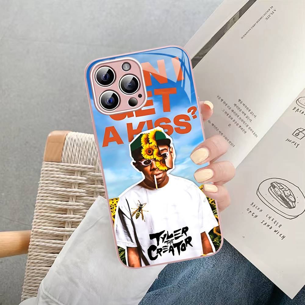 T-Tylers The Creator Rapper For IPhone 14 13 12 Mini 11 Pro XS Max X XR 14 Plus Tempered Glass Cover