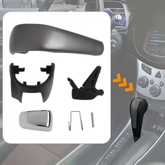 Automatic Shift Knob Kit in Stylish Silver for Chevy For Sonic For Trax Models