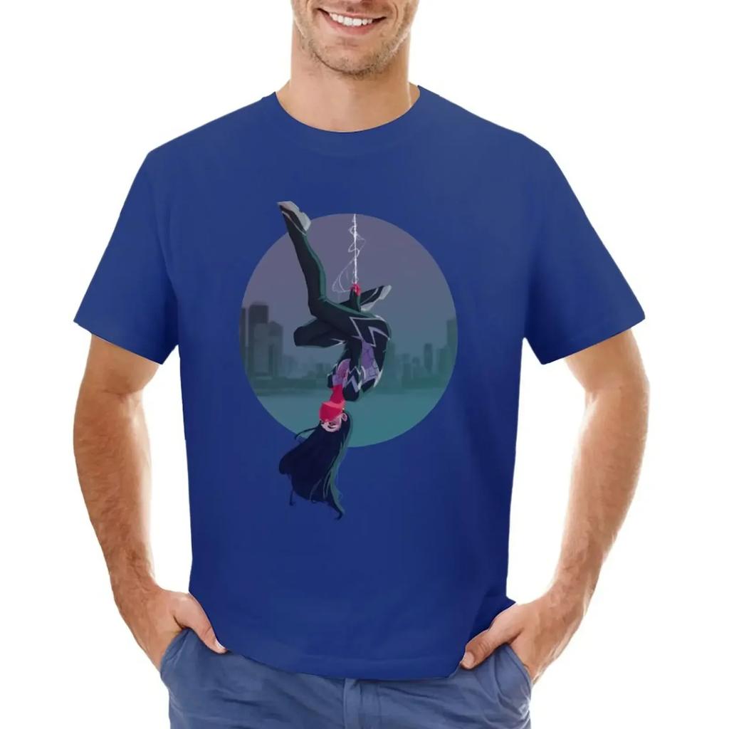 Silk T-shirt for a boy customizeds cute tops Short sleeve tee men