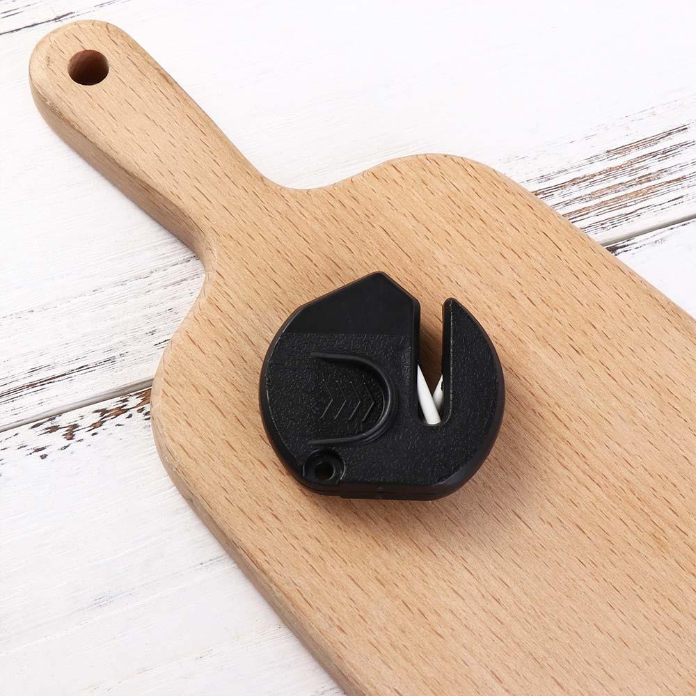 Mini Knife Sharpener ABS Sharpening Stone Kitchen Accessories Keychain Whetstone Outdoor