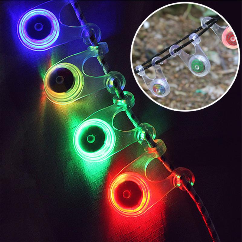 

Outdoor Camping Decoration Light Led Tent Rope Hanging Light Backpack Bicycle Warning Tail Light синій