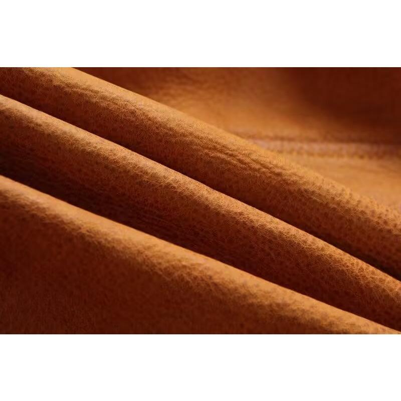 Chinese Size Uncoated Frosted Natural Cowhide Men Leather Jacket Soft Short Slim Fit Vintage Genuine Leather Coat Autumn