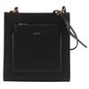 Shoulder Bag Black Leather Women Used