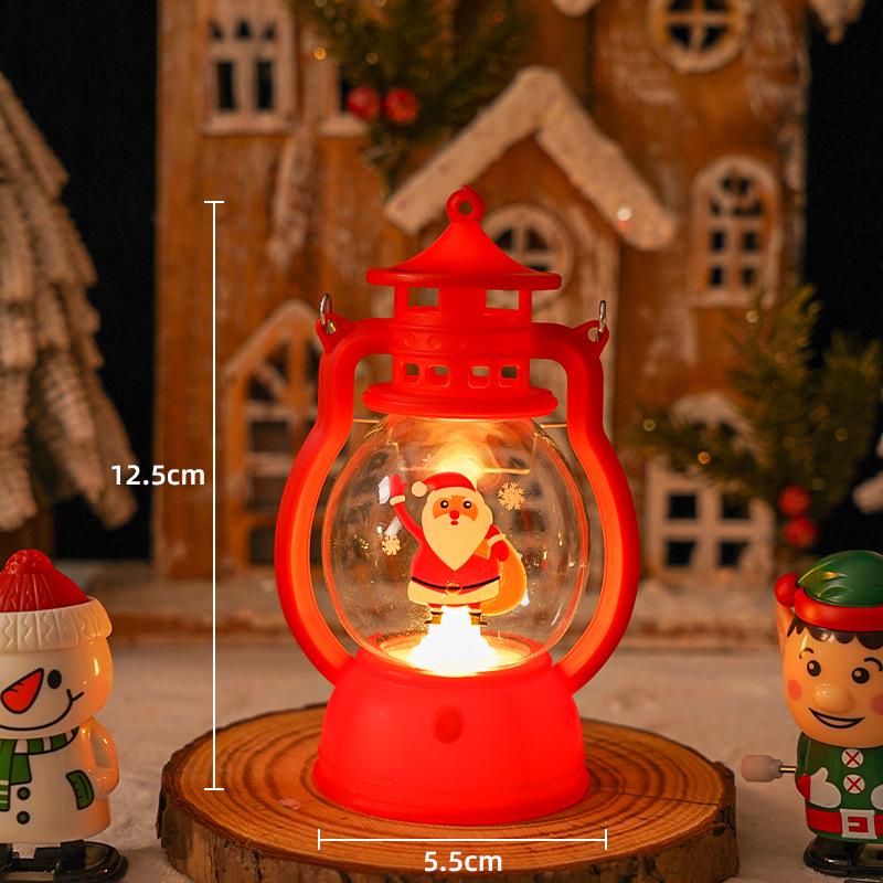 Светодиодный ручной рождественский фонарь-пони, подвеска-дерево, игрушка