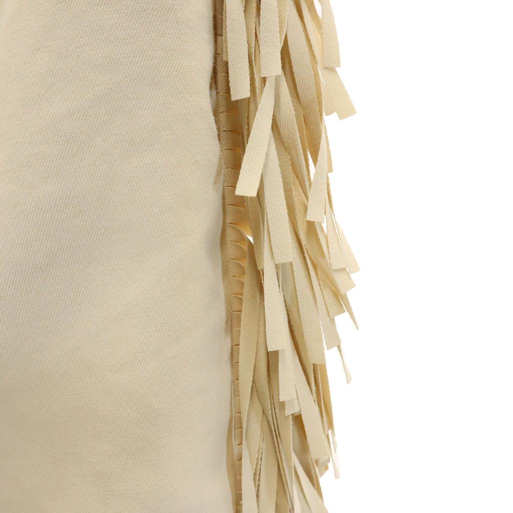 Unused CLANE Side Fringe Pants 2 Ivory System Women Used