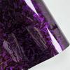 20/50cm x152cm PET Karbonová Vlákna Samolepky na Auto Fialová Krystalická Vinylová Fólie Auto Wrap Decal Auto Tuning Kryty pro Autopříslušenství