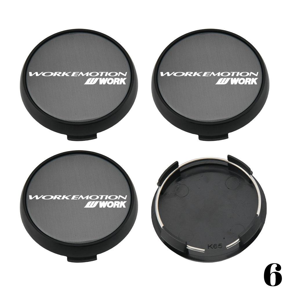 WORK EMOTION Wheel Center Cap 65mm VS EQUIP MEISTER Emblem Sport Rim Hubcap 66mm Wheel Cover Cap 68mm Car Styling Accessories
