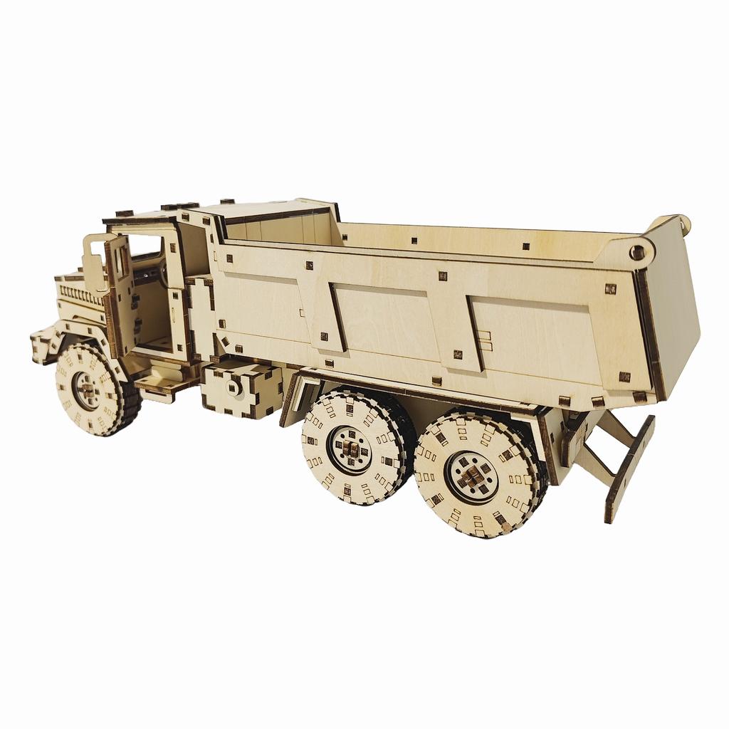 DIY Puzzle Dump Truck A challenging 3D dump truck puzzle for adults and teens DIY home decor Birthday, Christmas, and Halloween