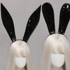 Leather Rabbit Ears Headband Handmade Sexy Bunny Ears Hairband Easter Halloween Cosplay Props Theme Hair Accessories