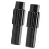 1 pair Bike Brake Cable Gear   Connector Line Regulator Adjuster Housing   (black)
