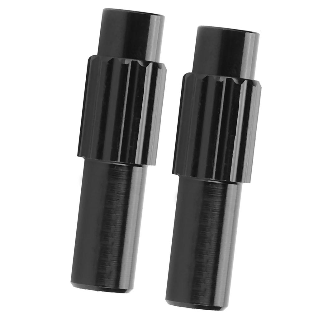 1 pair Bike Brake Cable Gear Connector Line Regulator Adjuster Housing (black)