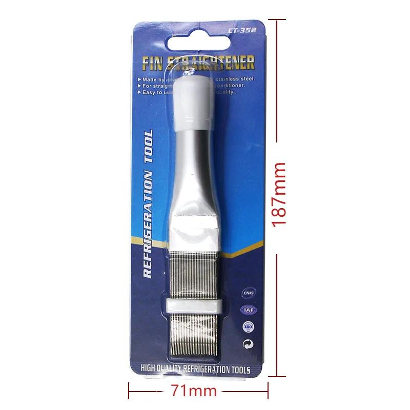 Air Conditioner Fin Cleaning Comb Stainless Steel Condenser Radiator Fin Brush Cleaner Repair Tool Coil Comb Household Cleaning