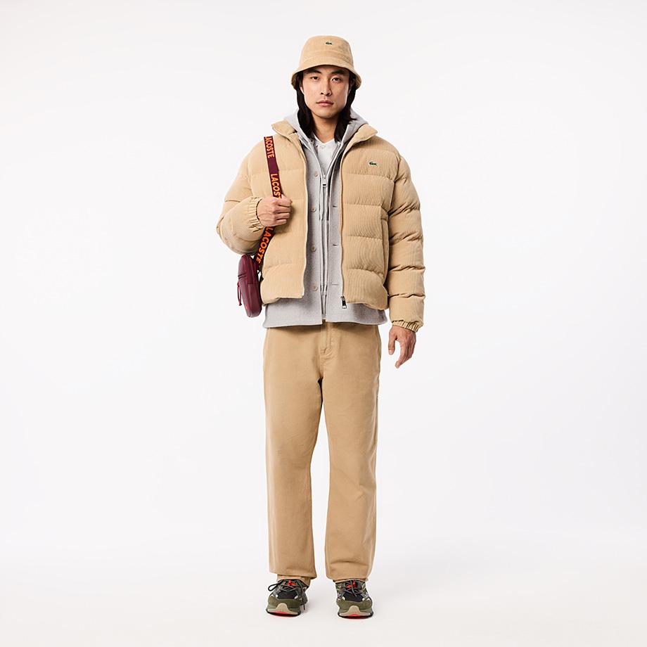 Lacoste Men's Flannel Hooded Zip-Up SH4106-54NCCA