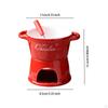 Schokoladenfondue-Topf 300ml Käse Teelicht Porzellan Schmelzen für