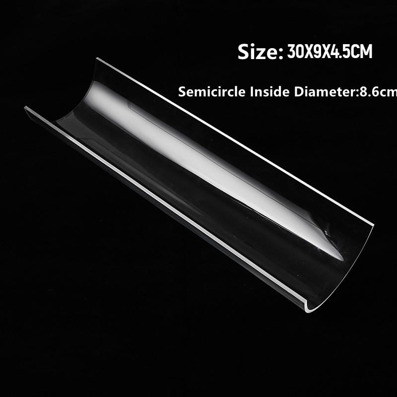 New Thickening 30CM Cake Roll Shaping Insert Mold U-shaped Transparent Retainer Semicircle Pastry Baking Kitchen Tool
