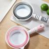 Water Scoop Collapsible Silicone Water Ladle With Antislip Handle Pour Spout For Kitchen Bathroom Camping Home Use