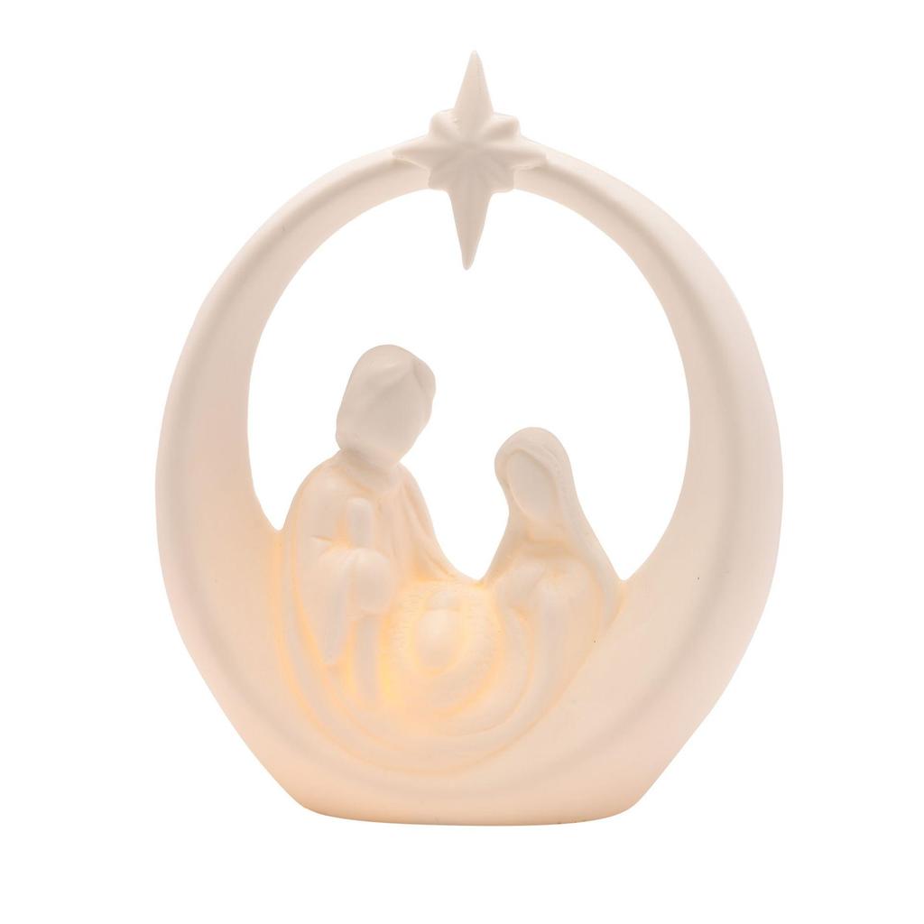 Ceramic LED Nativity Scene