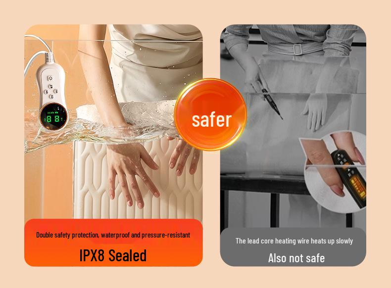 Yangzi Dual-Control Hydronic Electric Blanket for Dorms and Homes
