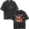 Vintage Washed Rapper Lil Wayne Graphic T Shirts Men Women High Quality Fashion Oversized Tshirts Summer Casual Cotton Tshirt