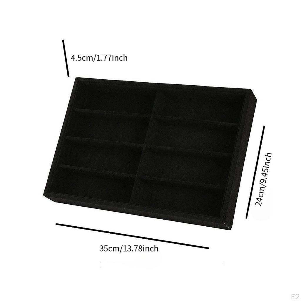 Eyeglass Display Tray Sunglasses Organizer Holder Jewelry Crafted with