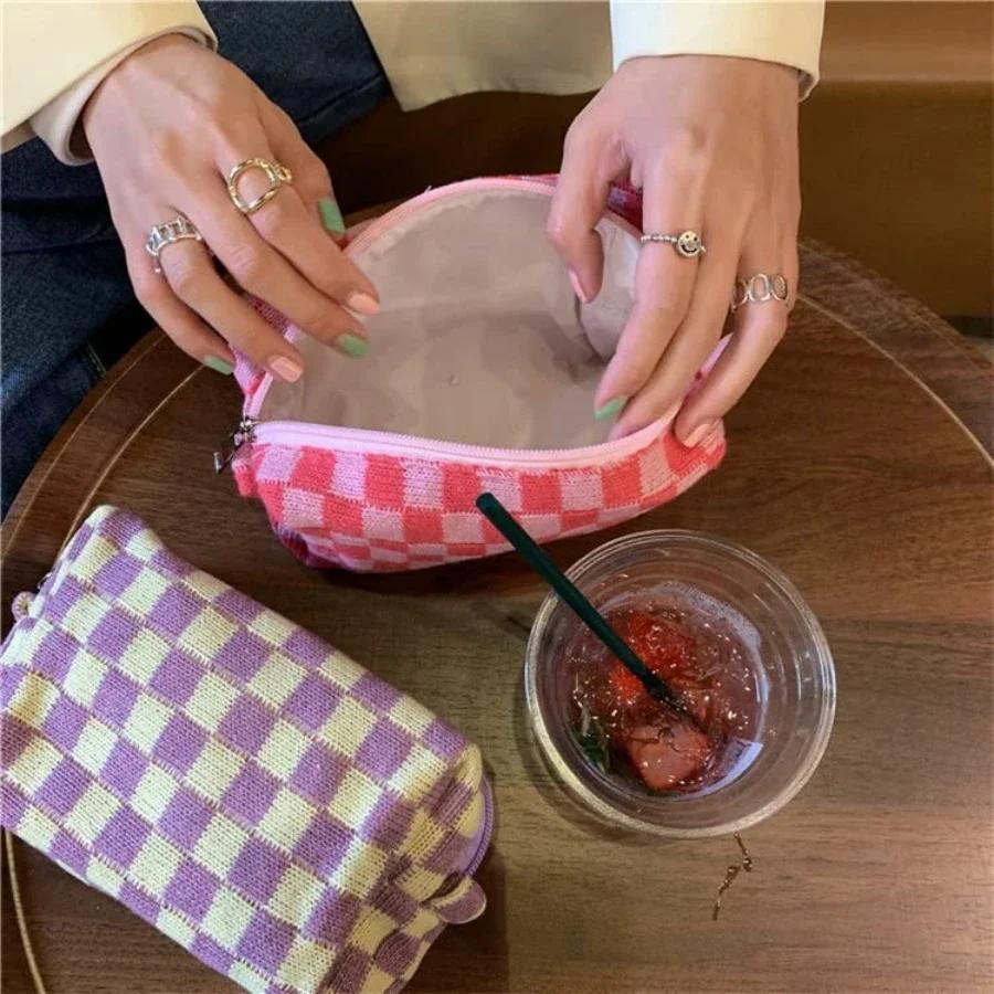 Cosmetic Bag Makeup Bag Portable Travel Makeup Case Cute Pencil Pouch Women Toiletry Bag for Girls Traveling