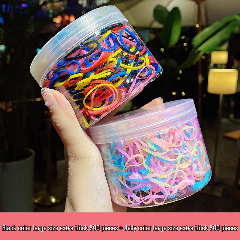 Elastic Hair Ties for Children - Small, Durable, High Elasticity Bands for Girls