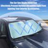Car Front Windshield Sunshade Window Shade Foldable Sun Visor Car Cover Fit for Dodge RAM 2018 Up Intrerior Accessories