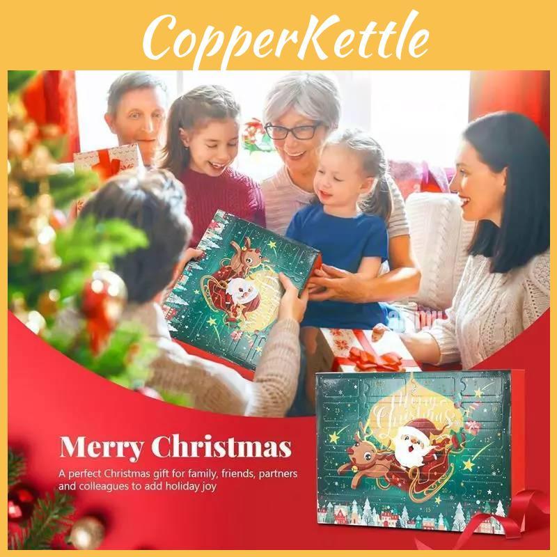 Adorable Christmas Gnome Countdown Advent Calendar Blind Box Toy Set For