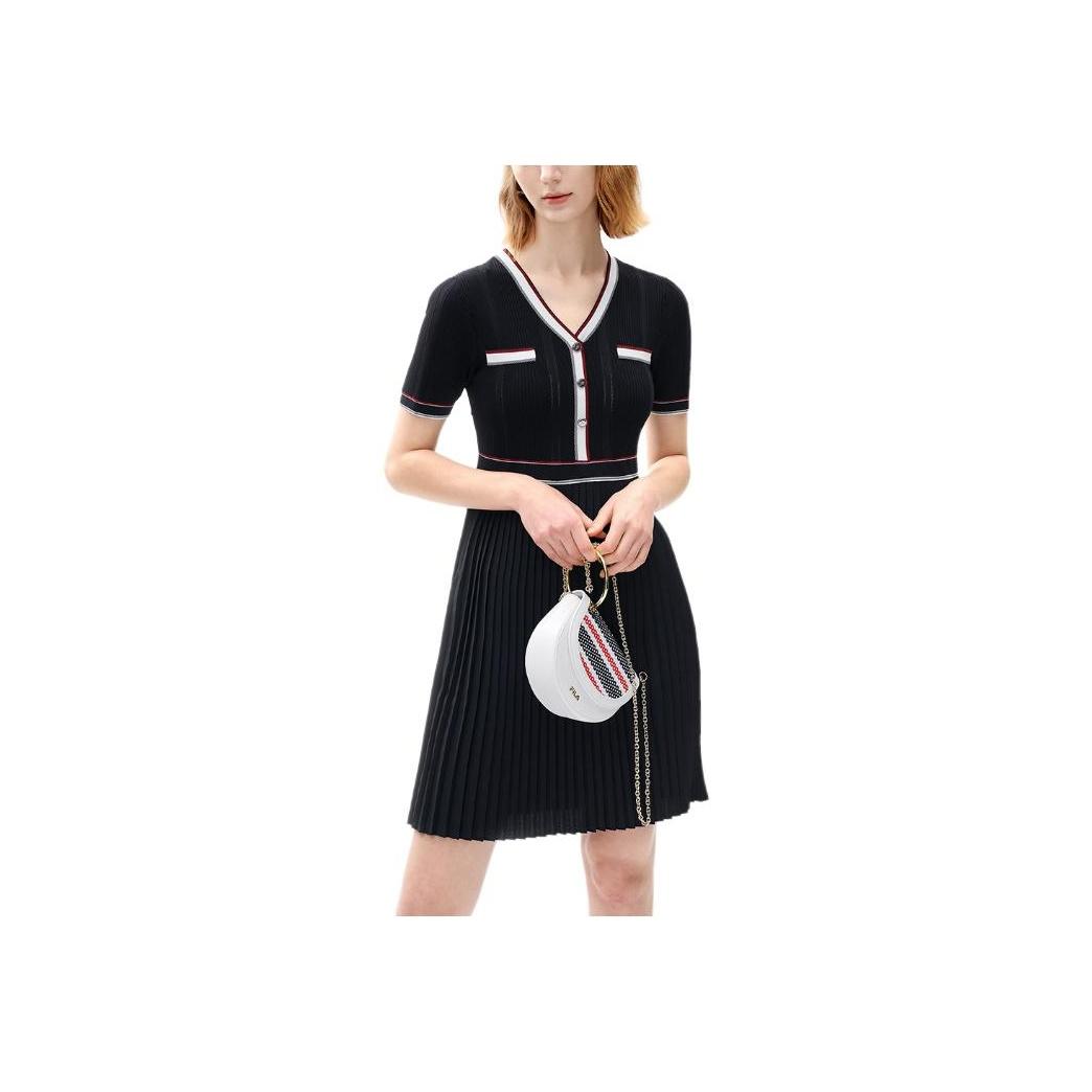 

Новое платье с коротким рукавом FILA женское, цвет легендарный синий F11W331399A-NV M