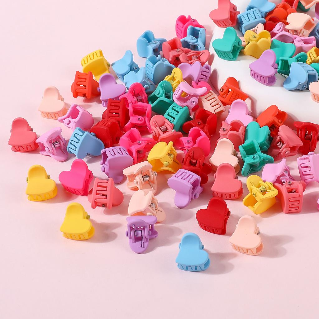 50 ks Dívčí roztomilé kreslené sponky do vlasů Malá skřipcová sponka Květina Hvězda Malá skřipcová sponka do vlasů Dětská sladká sponka do vlasů Módní vlasové doplňky