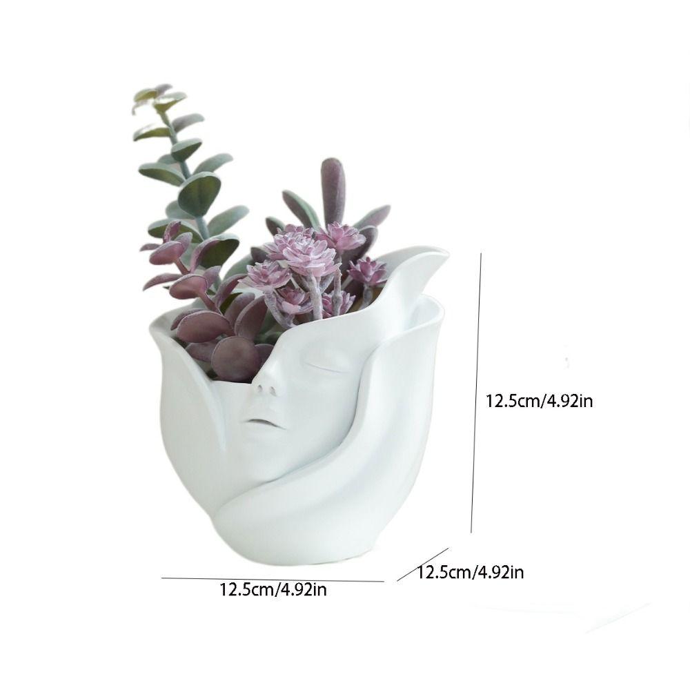 European Style Character Plant Pot Aesthetic Hydroponic Flower Holder Flower Pot  Dried Flower