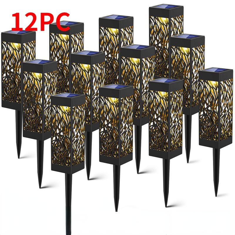 

Светодиодный теплый свет на солнечной энергии, садовый газон, рождественские огни, водонепроницаемые уличные дорожки, торшер во дворе, садовая проекционная лампа, лампа приветствия во дворе