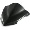 Evomosa Motorrad Windschutzscheibe Sport-Visier Passend für MT-03 MT03 MT-25 MT25 2013 2020 2021 20-21 (Schwarz)