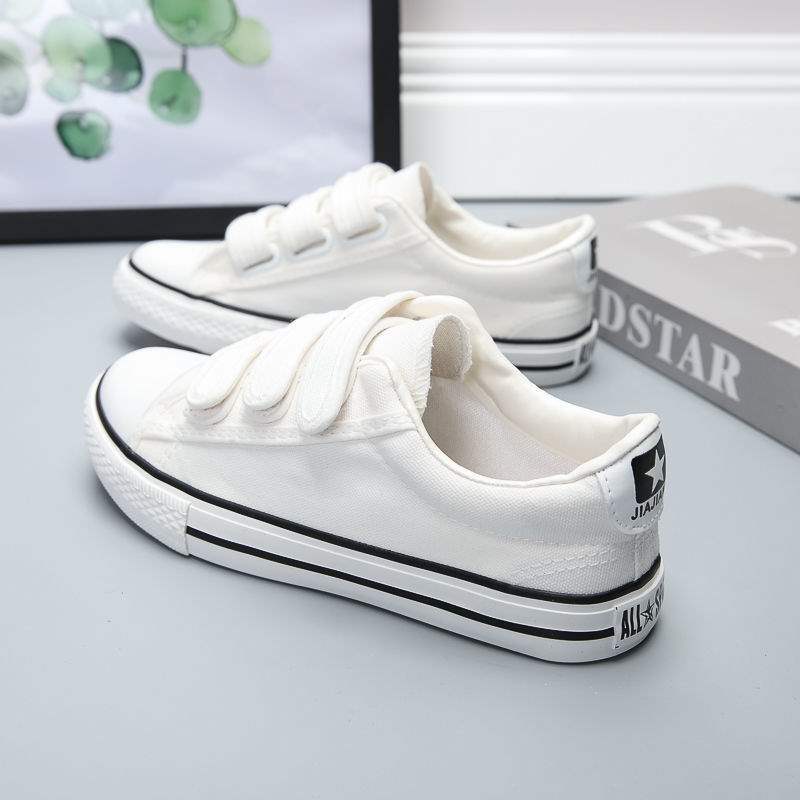 Velcro Shoes Spring and Autumn Ulzzang Board Shoes Cloth Shoes