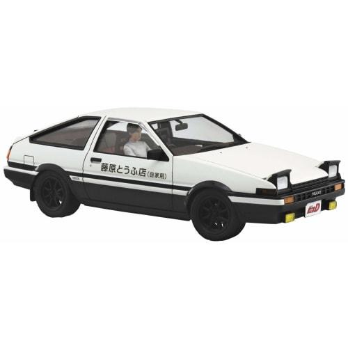 Aoshima Bunka Kyozai (AOSHIMA) 1/24 Initial D Series No. 14 Takumi Fujiwara AE86 Trueno with Driver Figure Plastic Model