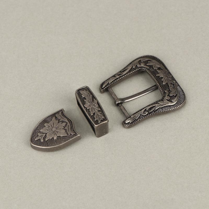

Classic Pin Belt Buckle Vintage Metal Floral Engraved Sturdy Waistband Clasp for Men Women Leather Jean Party Outfit античный серебряного
