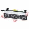3 In 1 LED RX8025T Digital Clock DC 5-30V Temperature Measurement DIY Thermometer Voltage Measurement LED Display