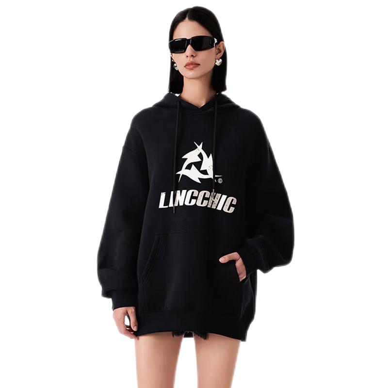 

Jinyujie Women s Relaxed Fit Long-Staple Cotton Hooded Sweatshirt S