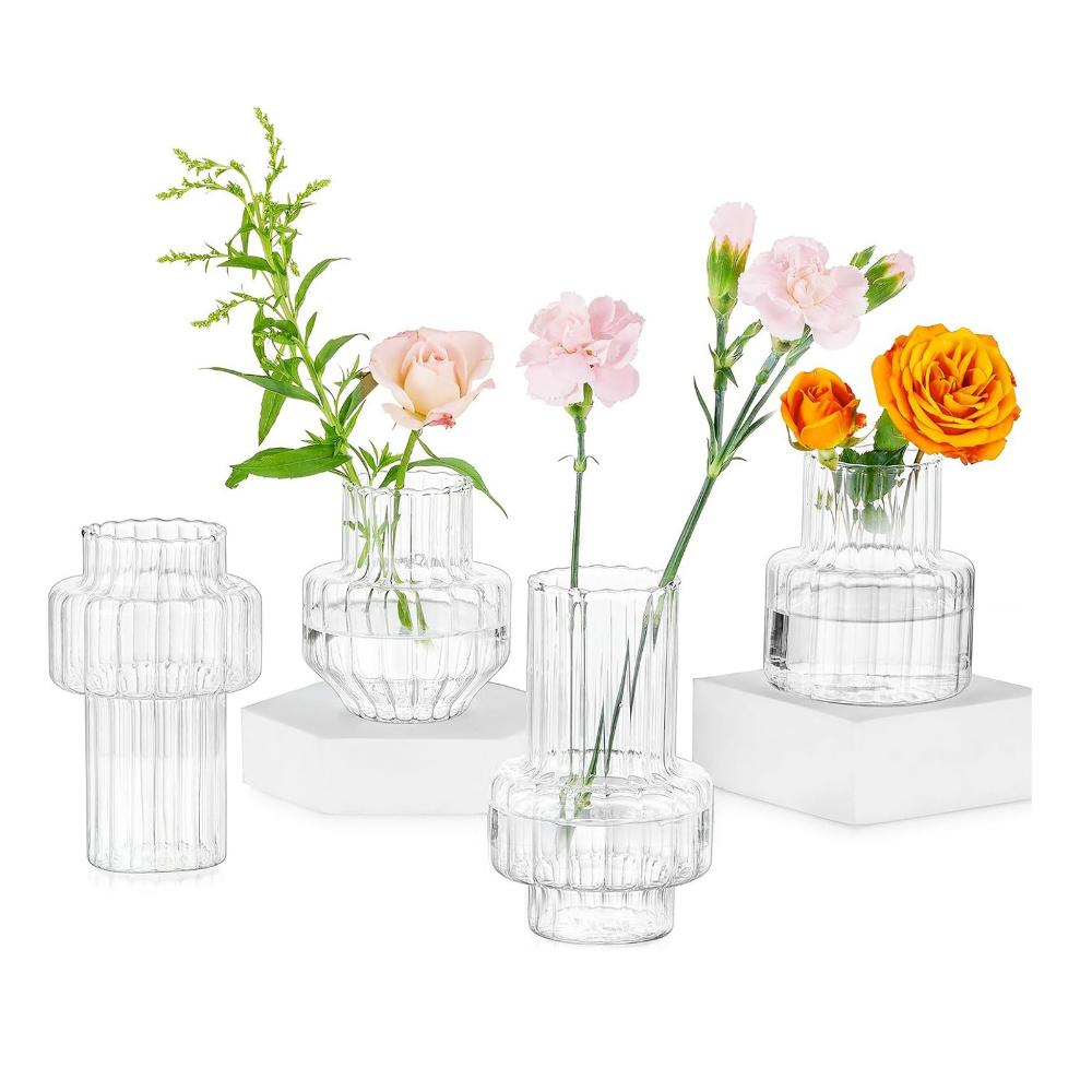 Креативная скандинавская ваза для зеленых растений, питающихся водой, прозрачная, настольная, гидропонная, для свежих цветов, домашние настольные украшения