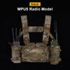 1-2 ks MPU5 Dummy Taktický pouzdro na vysílačku Model MPU5 Dummy pouzdro na vysílačku Model DIY Pouzdro na těsnění vysílačky Pouzdro na těsnění vysílačky
