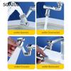 1080 Degree Robotic Arm Faucet Extender