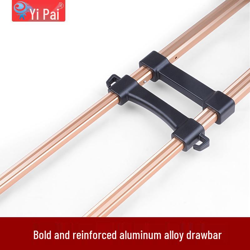 Foldable Aluminum Trolley with Universal Wheels – Portable Shopping Handcart for Outdoor Use