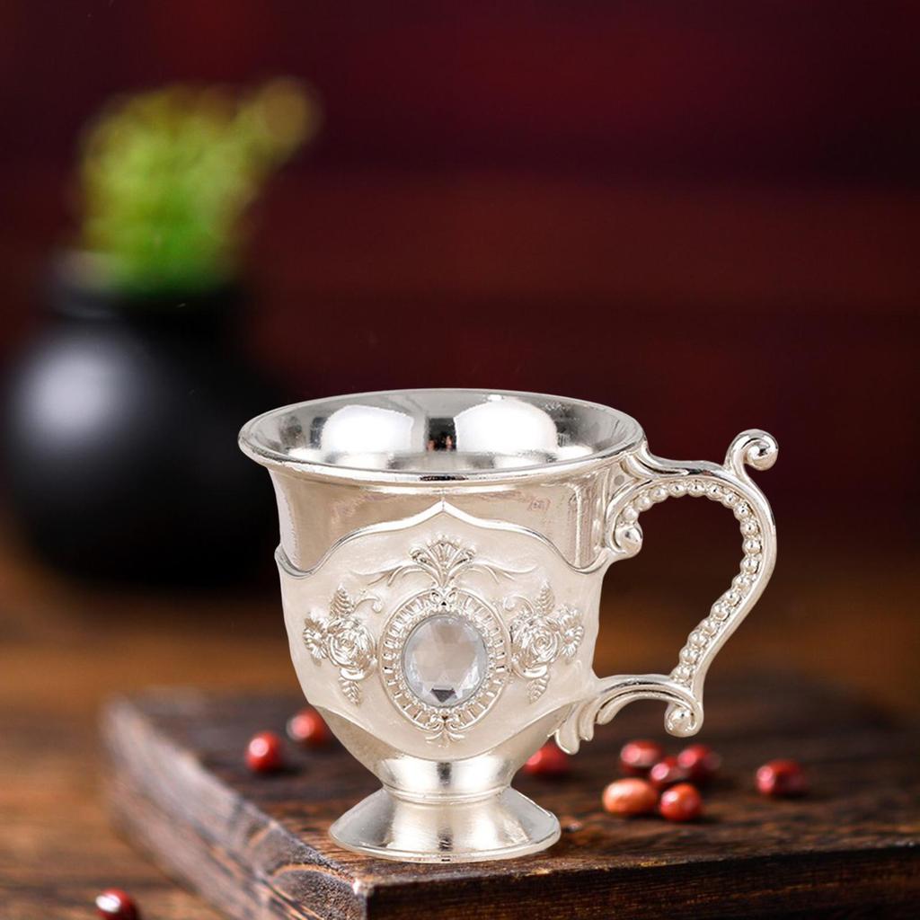 Glasses Classical Retro Drinkware Goblet for Wedding Home Use