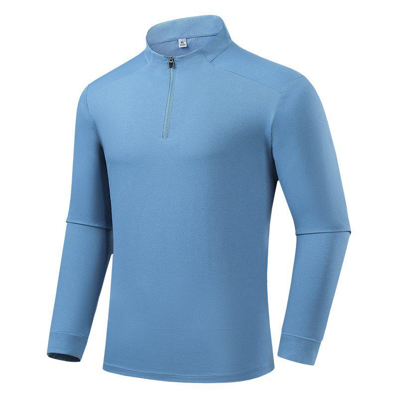 2026 Men's Breathable Half-Zip Long Sleeve Polo Shirt for Sports & Outdoor Activities
