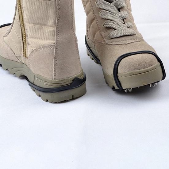 1 para nakładek na buty z rakami z 5/10 kolcami Męskie Damskie Zimowe Outdoorowe Chodzenie Po Lodzie Śniegu Przyczepność Antypoślizgowe Buty Kolce do Butów