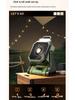 Portable Rechargeable USB Fan with Light for Camping, Outdoor Activities, and Fishing