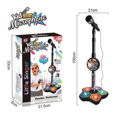 Kids Microphone Toys Dazzling 5 Lights Boys Girls Microphone Play Songs Toys