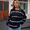 Damska jesienno-zimowa dzianina Love Fashion sweter pulower